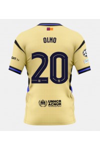 Barcelona Dani Olmo #20 Jalkapallovaatteet Vieraspaita 2025-26 Lyhythihainen